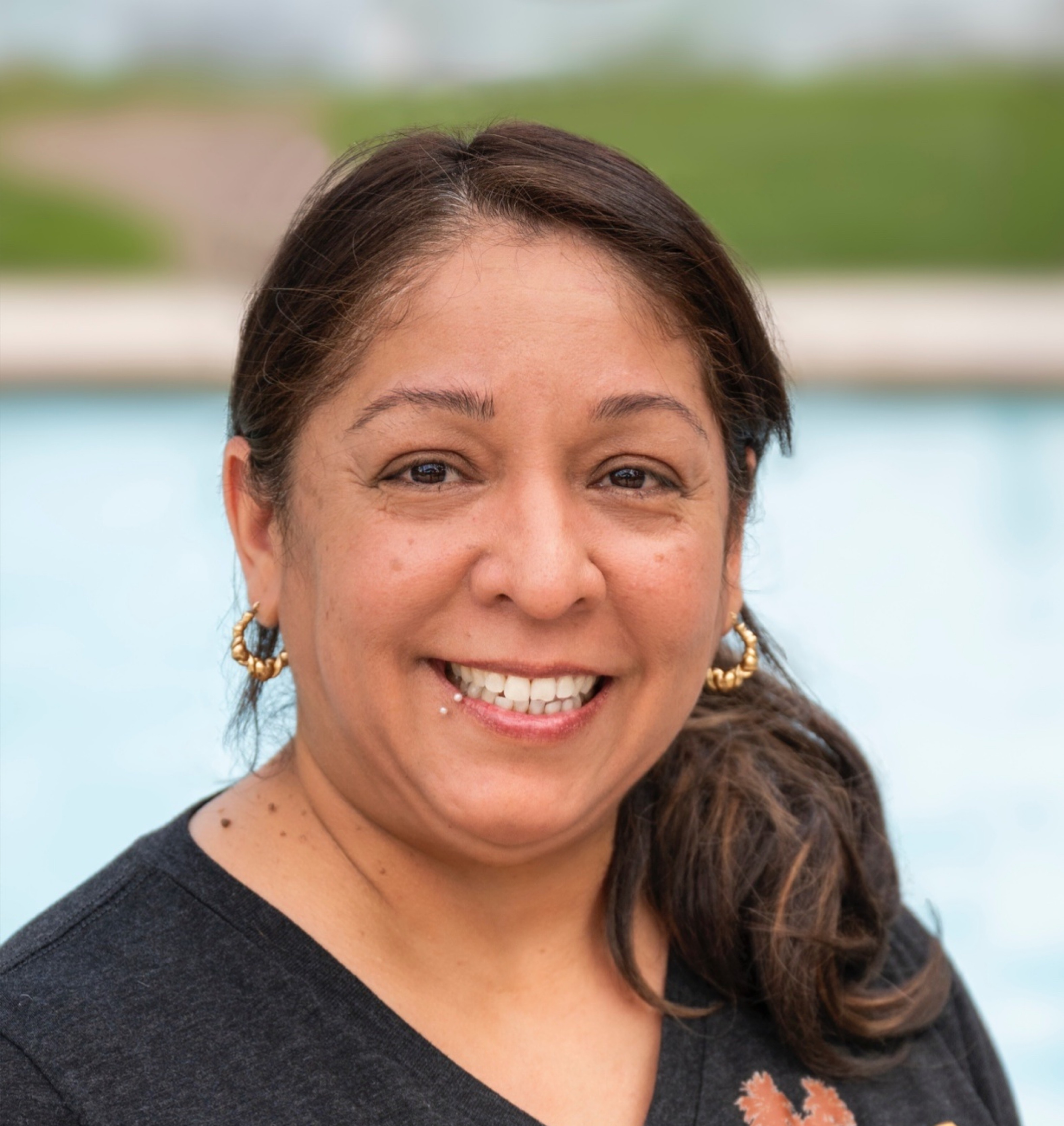 Staff member Cynthia Ayala